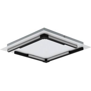 EGLO Zampote Plafondlamp - LED - 38 cm - Wit/Zwart - Dimbaar