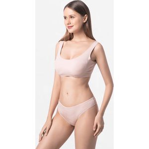 Brazilian dames string Micro Modal buff beige