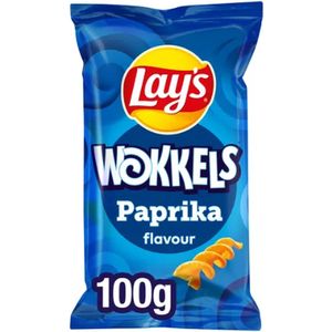 Lays - Wokkels - Paprika - 12 x 100 gram