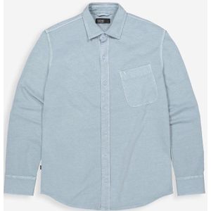 Butcher of Blue - Casual Hemd - Blauw - Aidan Peached Jersey Shirt M2524035/823