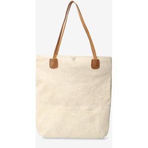 Fred De La Bretoniere Shopper Off White - Maat ONESIZE