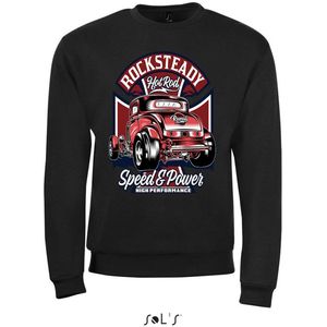 SweatShirt 2-111 Rock Steady Hot Rod - Zwart, xS