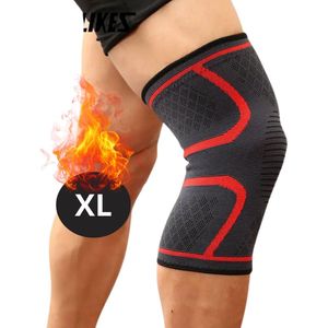Livano Kniebrace - Sportbrace Knie - Knee Sleeves - Knee Sleeves Powerlifting - Compressie Knie Brace - Knee Wraps - Knee Support - Dames - Heren - Comfortabel - Rood - Maat XL