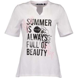 Blue Seven dames shirt wit+print - maat 42