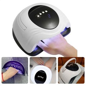 Cheqo® Professionele UV LED Nagellamp 120W - Met Timer en Automatische Sensor - Geschikt voor Handen en Voeten - Nagel UV Lamp - Gellak lamp - Nagellamp
