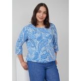 s.Oliver - T-Shirt - Viscoseblend - 3/4 Mouwen