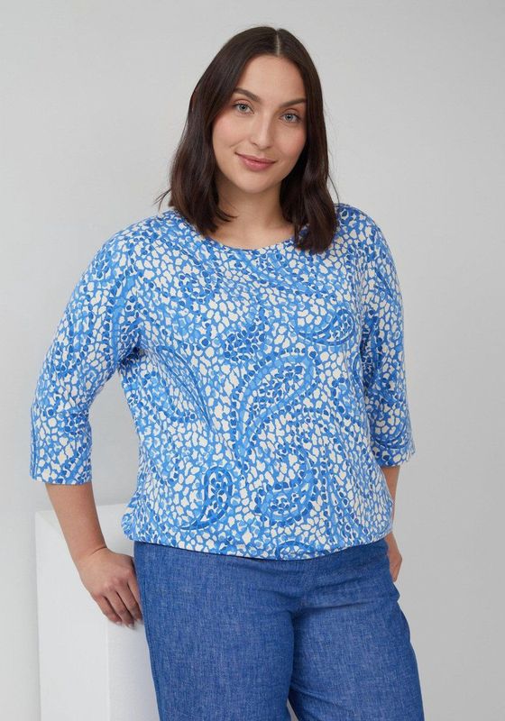 s.Oliver - T-Shirt - Viscoseblend - 3/4 Mouwen