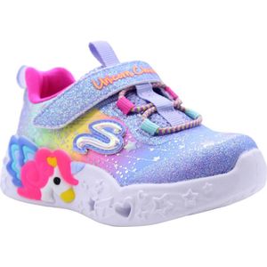 Skechers Unicorn Charmer - Twilight Dr Meisjes Sneakers - Blue Multi - Maat 23