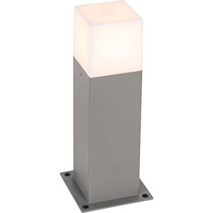 QAZQA denmark - Moderne Staande Buitenlamp | Staande Lamp voor buiten - 1 lichts - H 300 mm - Grijs - Buitenverlichting
