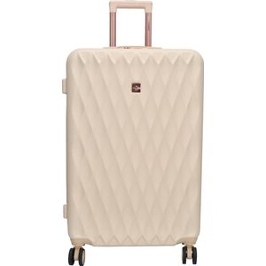 Charm London Honey Travel Grote Koffer - 76 cm - 90 liter - Beige