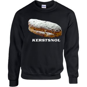 Foute kersttrui voor heren en dames just waiting for Christmas-Zwart-Maat S