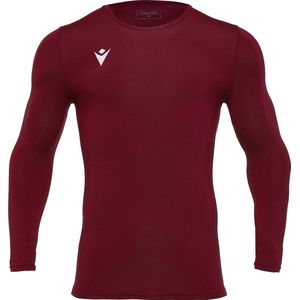 Macron Holly Tech Underwear Shirt Lange Mouw Heren - Bordeaux | Maat: S/M