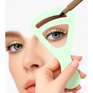 Herbruikbare Wenkbrauwsjabloon I Wenkbrauw Tekentool I Wenkbrauw Stempel I Make-up Tool I Wenkbrauwvormer