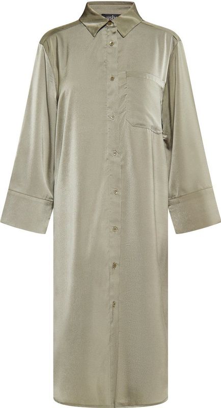 usha - BLACK LABEL - Blousejurk - Olijfgroen