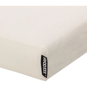 Snoozzz Hoeslaken Ledikant - 60x120cm - 100% Hydrofiel Katoen - Champagne
