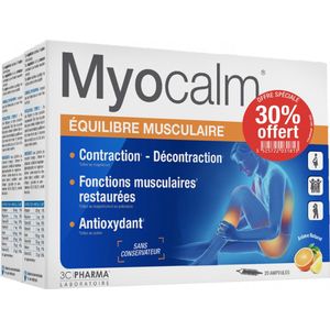 3C Pharma Myocalm Spierbalans Set van 2 x 20 Ampullen