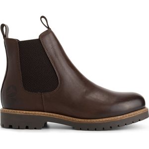 Travelin' - Agder - Chelsea Boots - Donkerbruin - Leer