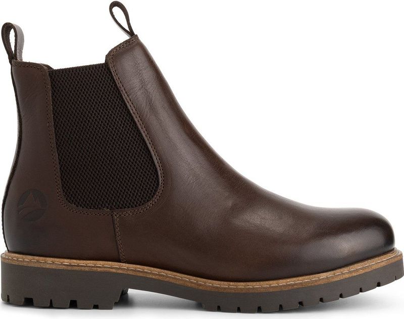 Travelin' - Agder - Chelsea Boots - Donkerbruin - Leer