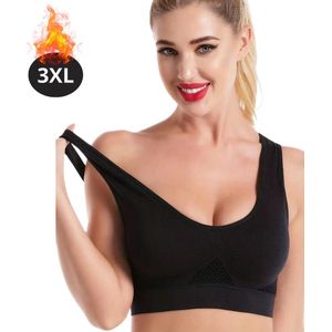 Livano BH Zonder Beugel - Zonder Bandjes - Push-up Bh's - Comfort Beha - Gemengd - Zwart - Maat S