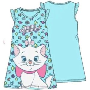 Marie de Kat Hello Summer nachthemd/pyjama blauw katoen maat 104