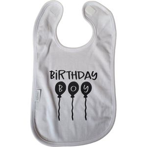 Birthday boy - slab - verjaardag - geschenk -  baby  - peuter- knoeien