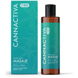 CBD Massageolie Cannactiva – Spierontspannend & Natuurlijke Verzorging 200ml.