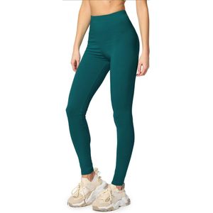 Merry Style - MS-MS10-198-LE - Leggings - Smaragdgroen - Sport - Vrijetijdsbroek - Lang
