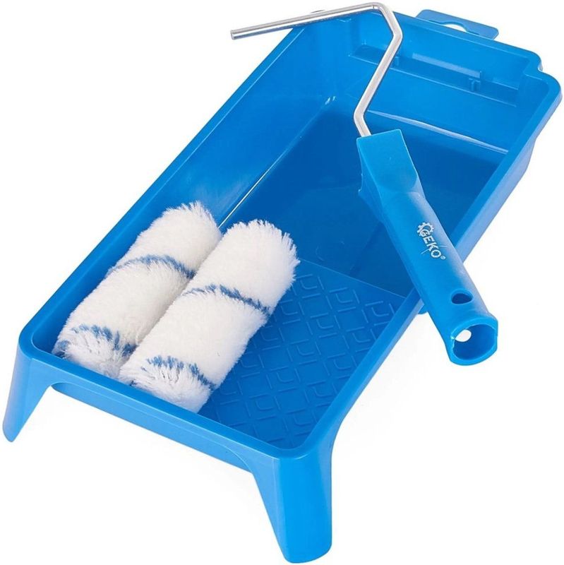 GEKO Verfset - 4-delig - Polyacryl - Blauw