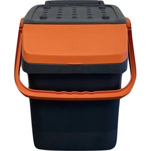 Mari afvalbak 28 liter - afvalemmer - oranje - afvalscheiden - PMD - sorteer afvalbak - sorteer bak