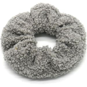 Scrunchie Teddy - Haarelastiek - Grijs - Dielay