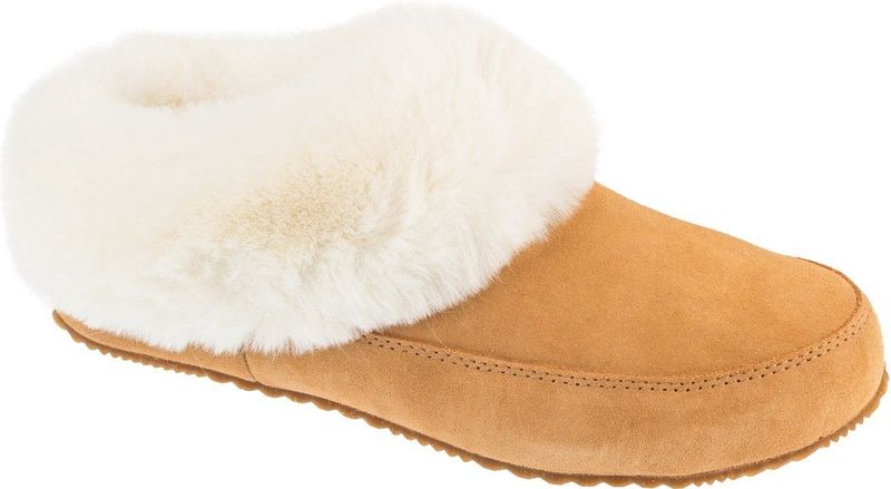 Sorel - Go Dames - Slipper - Coffee - Imitatiebont