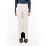 Protest Prtvoleta - Skibroek Dames - Zak met rits - Verstelbare schouderbanden - Waterkolom 10K – Kitoffwhite