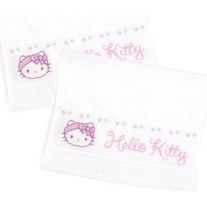 Handdoek kit Hello Kitty in de badkamer set van 2 - Vervaco - PN-0148215