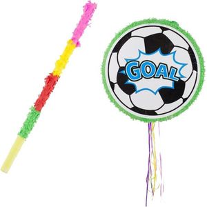 Pinata Voetbal + Pinata Stok