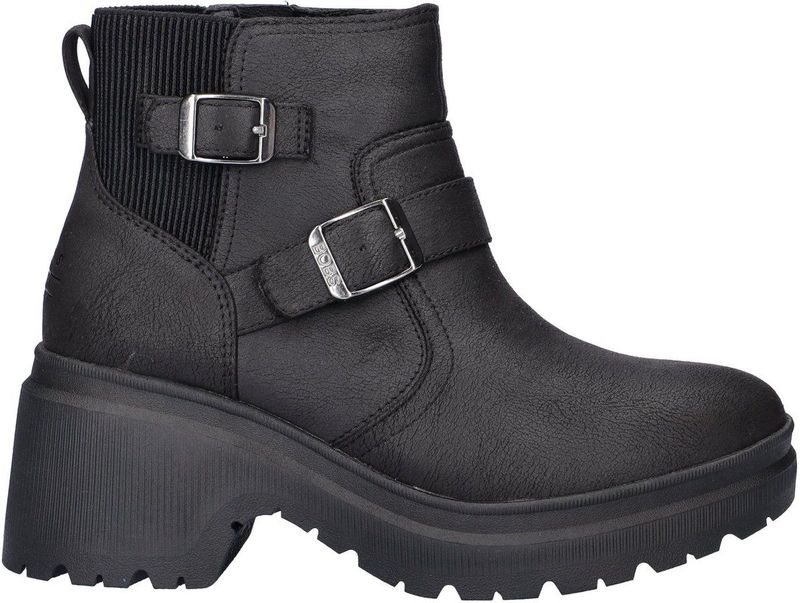 Bobs by Skechers - Tango - Dames Boot - Zwart - Vegan - Chunky Look