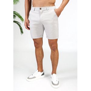 Cotton District - Chino Shorts - Korte Broek Heren - Taupe
