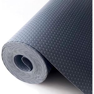 Candala Schuifladenmat Plankvoeringen Plankvoeringen Keukenkast Lade 60x600cm waterdicht op maat te snijden voor koelkastplanken (grijs,60x600cm)