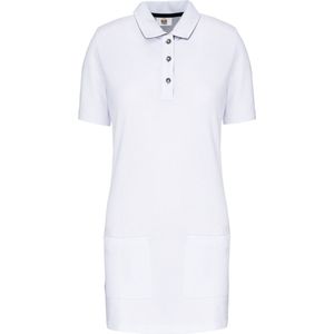 WK. Designed To Work Lange damespolo korte mouwen WK209 - White / Navy - 3XL