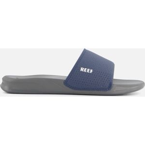 Reef One Slidenavy/White Heren Slippers - Donkerblauw/Wit - Maat 44