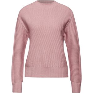 Street One Dames Trui met structuur in Roze, in size: 34