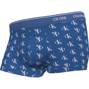 Calvin Klein - Low Rise Trunk - Blauw met logo *