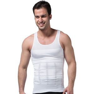 Corrigerend Shirt Heren -Wit - Onderhemd - Shapewear Shirt