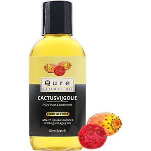 Cactusvijgolie 50ml | 100% Puur & Onbewerkt | Prickly Pear Seed Oil | Sterkste Anti-Rimpel Olie | NU betaalbaar