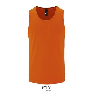 Neon Oranje unisex Tanktop Sol's Sporty T maat 2XL