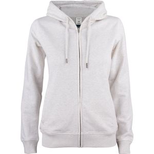 Clique Premium OC Hoody Full Zip Women 021005 - Nature Melange - XS