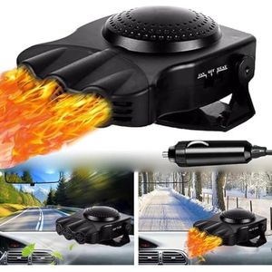 12V draagbare autoverwarming - Auto-ontdooier - 150W - Anti-condens - 2-in-1 snelle verwarmings- en koelfunctie voor auto-ontdooiers - Snelle ontdooiing van de voorruit