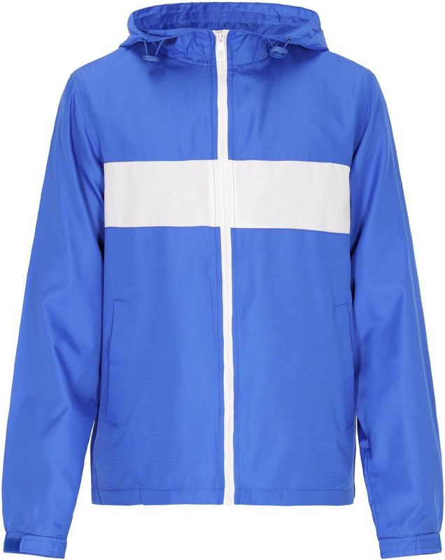 MIMO - Tussenjas - Royal Blue - Wit - Licht Gevoerd - Ritssluiting