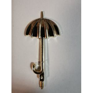 cupcake prikker topper parasol paraplu goud 10 stuks herbruikbaar
