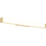 QAZQA cascada - Moderne LED Wandlamp voor binnen voor badkamer - 2 lichts - D 5 cm - Goud/messing -