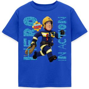 Brandweerman Sam™ Held In Actie Cool Ontwerp T-Shirt Kinderen